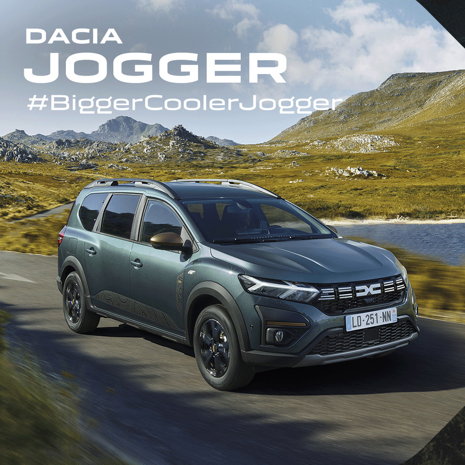Dacia Jogger #BiggerCoolerJogger Dacia Jogger #BiggerCoolerJogger