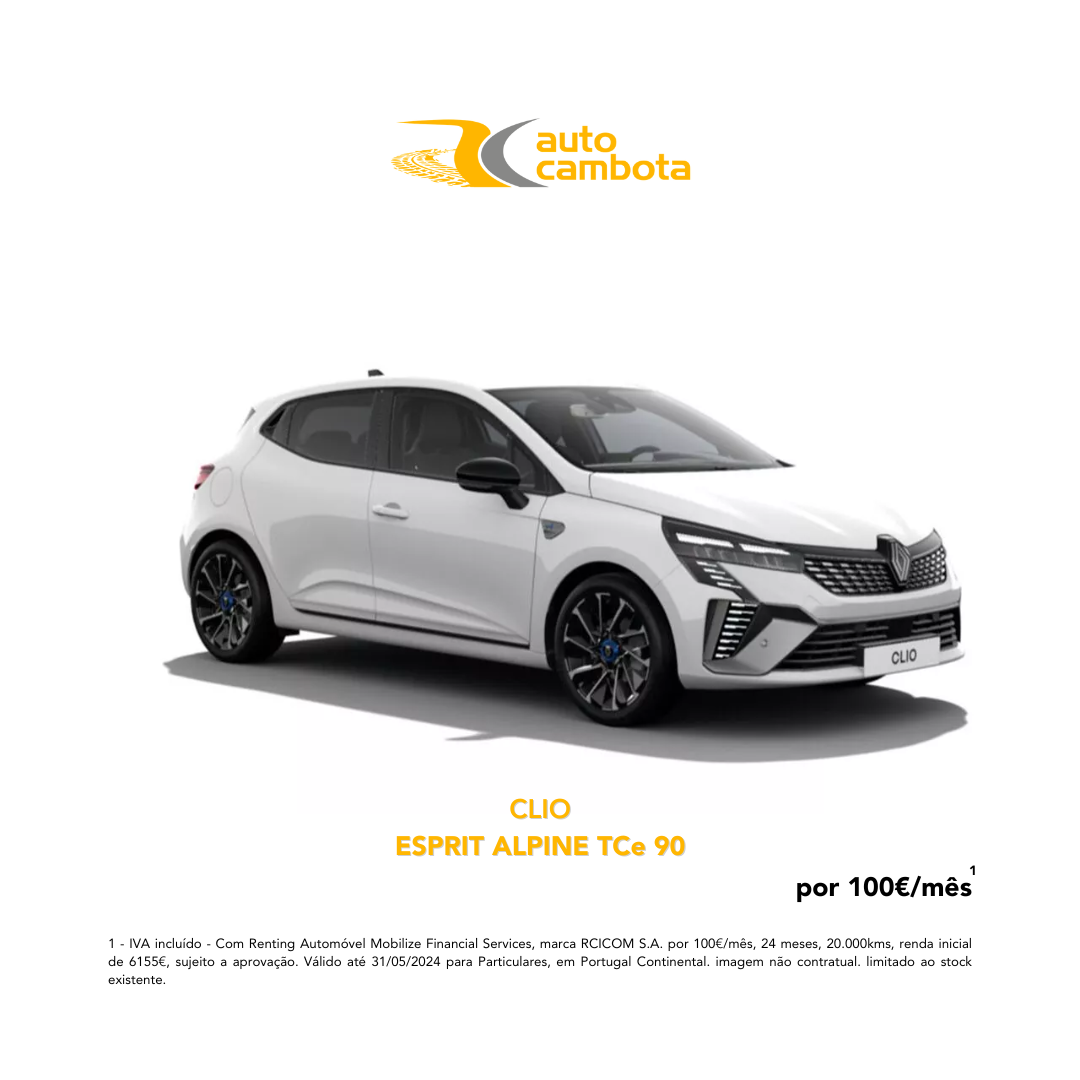 Campanha Particulares: Clio Esprit Alpine TCe 90