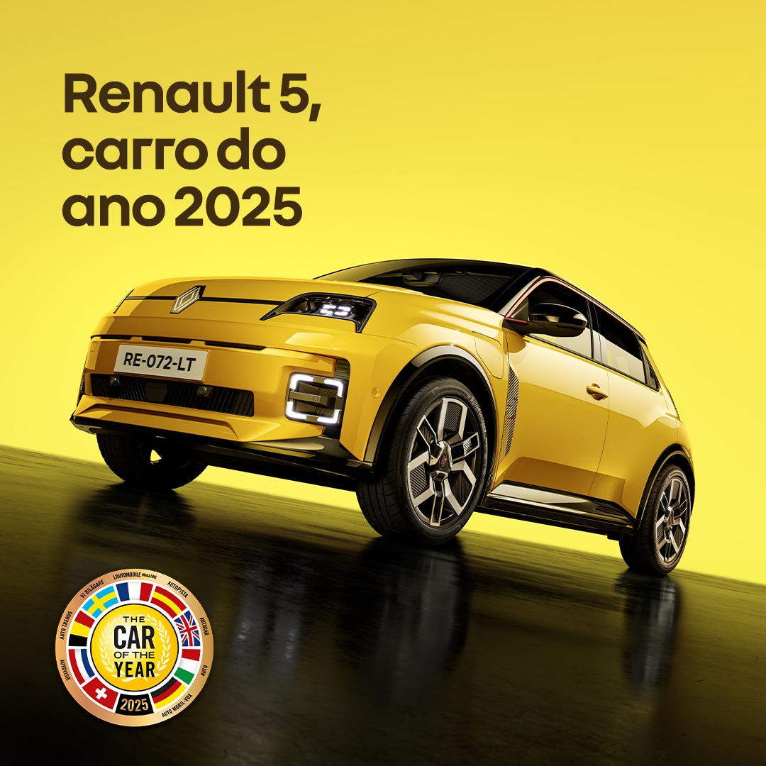 Auto Cambota: Renault 5 Carro do Ano 2025